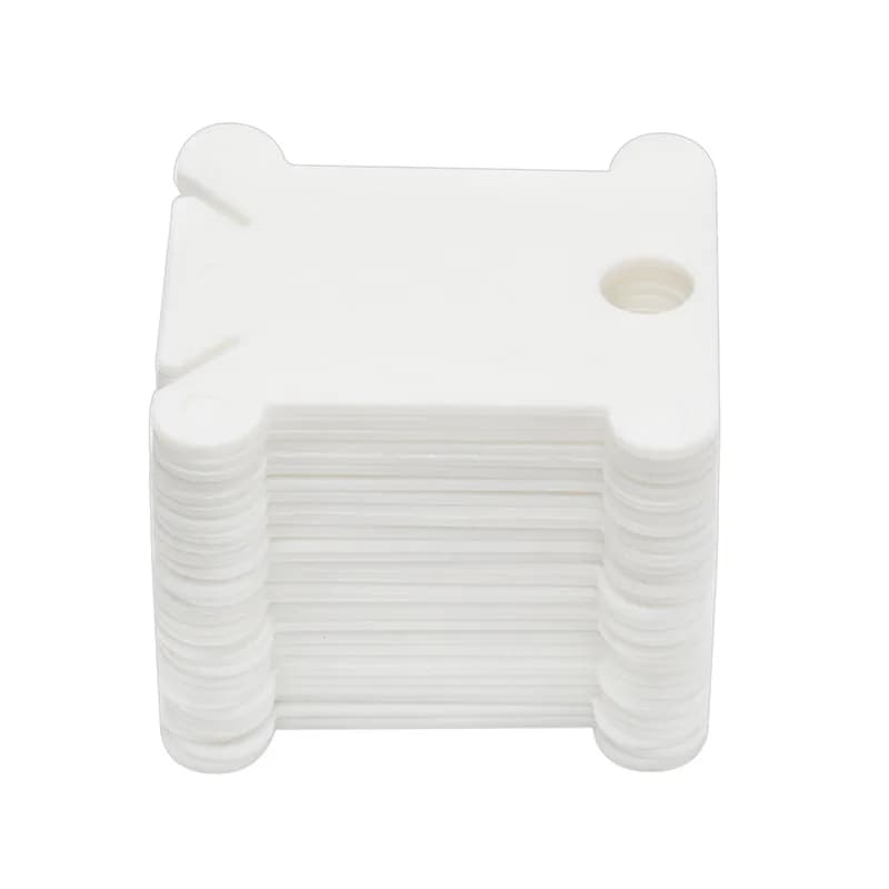 Porte-fil à broder en plastique, canette artisanale, support de rangement pour point de croix, carte