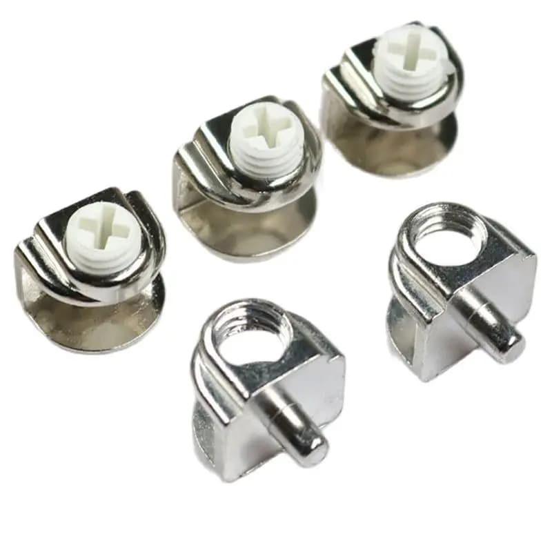 Clips demi-rond réglables pour étagère en verre, support de verre, pince robuste, pince de support d