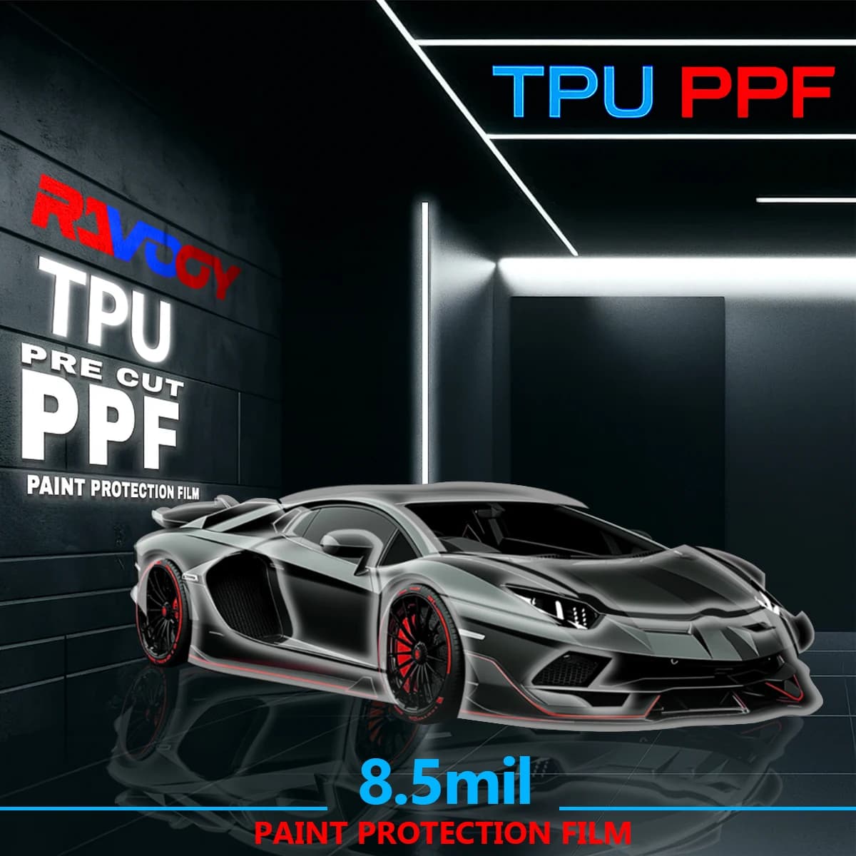 Pour Land Rover Range Rover L Base 2022-2026, kit de protection de peinture PPF avant pré-découpé no