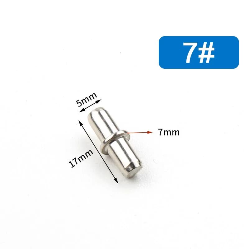 Support d'étagère de garde-robe en métal, broches d'étagères d'armoire, piquets de Support, plaque d