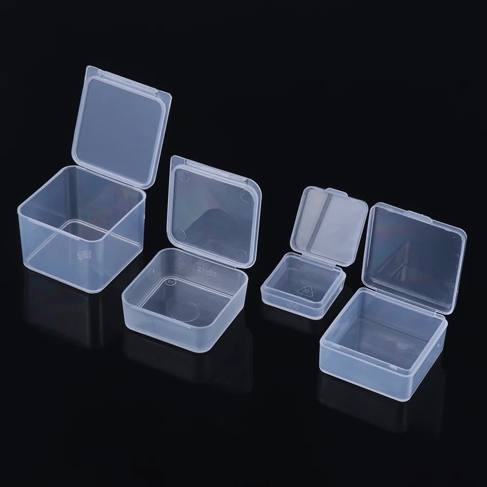 Boîte de Rangement Transparente en Plastique