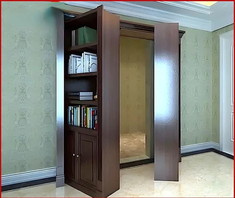Charnière de meuble rotative Invisible, accessoire de quincaillerie pour porte coulissante, armoire