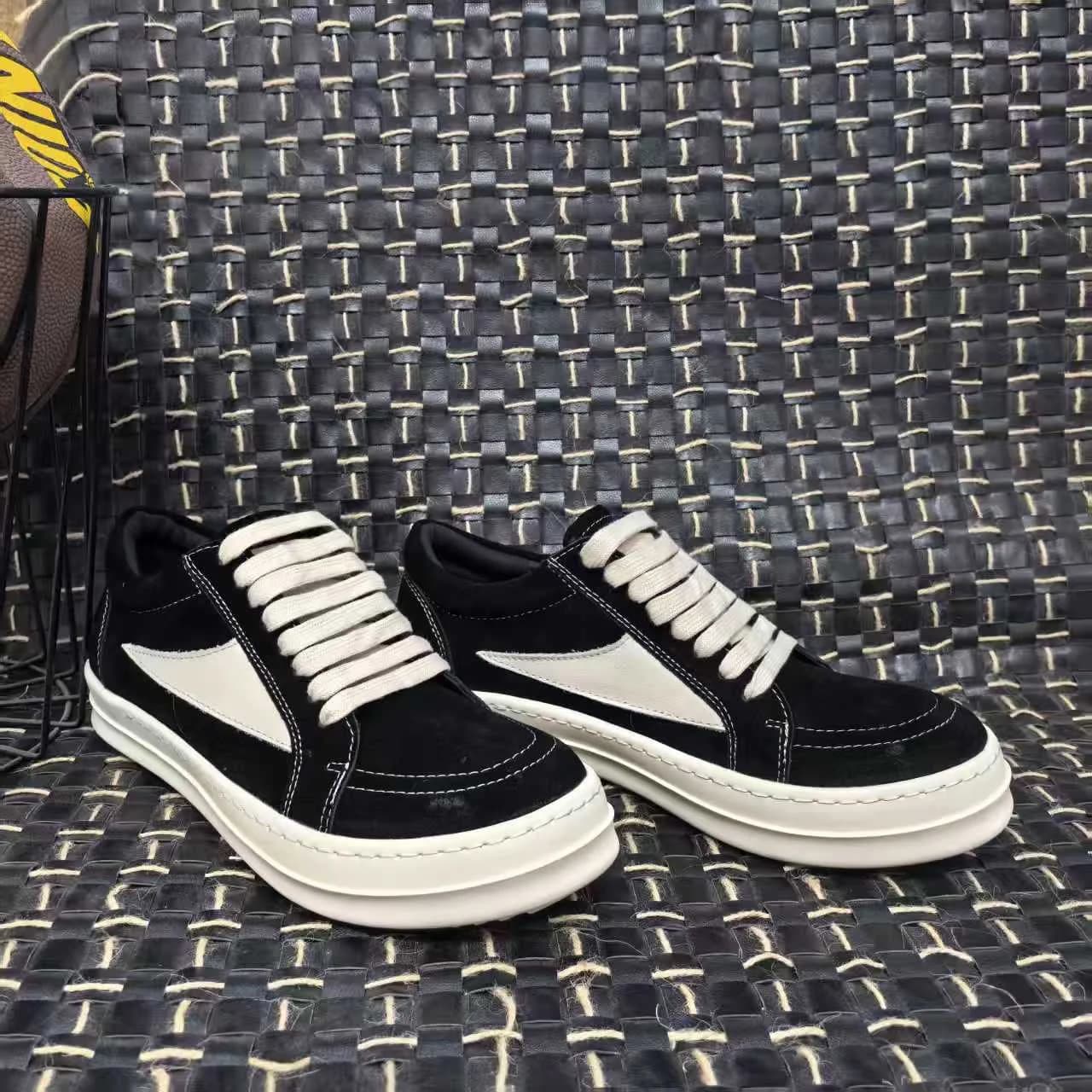 Chaussures décontractées pour hommes, baskets basses en toile noires et marron, baskets de luxe en c