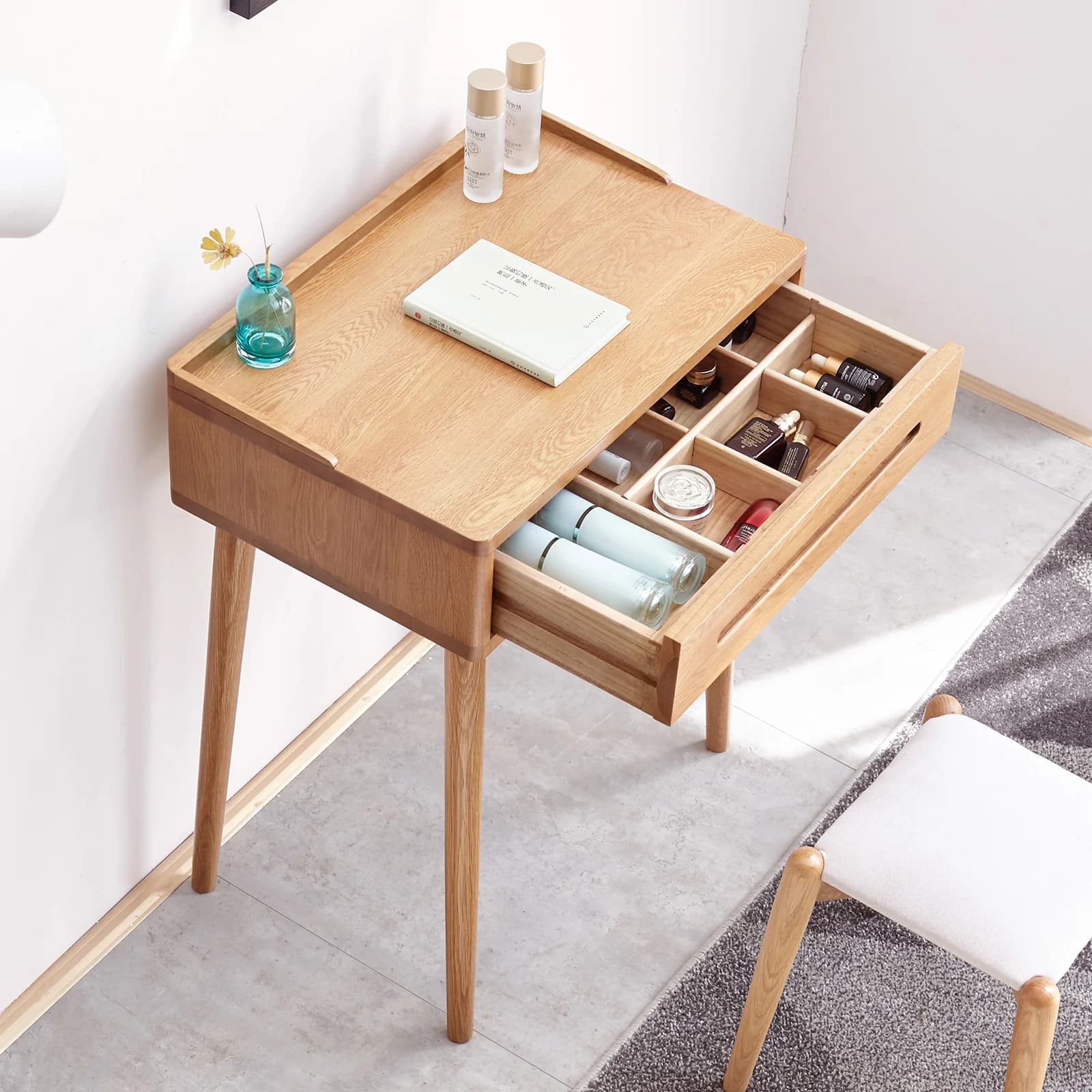 Commode Bistro Table commode 100% table solide table de bureau table commode compacte accessoires de