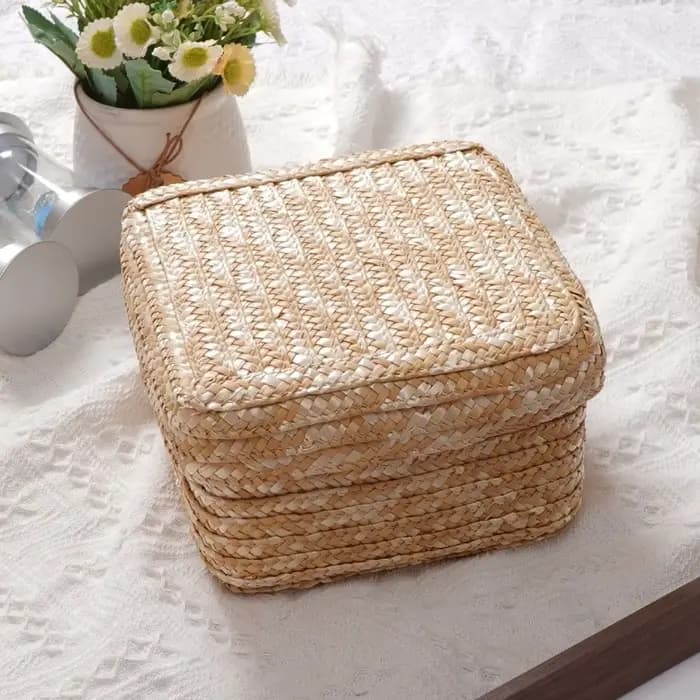 Panier de rangement tissé à la main