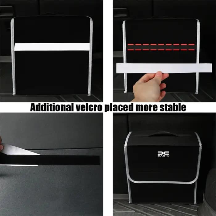 Boîte de rangement pliable pour coffre de voiture