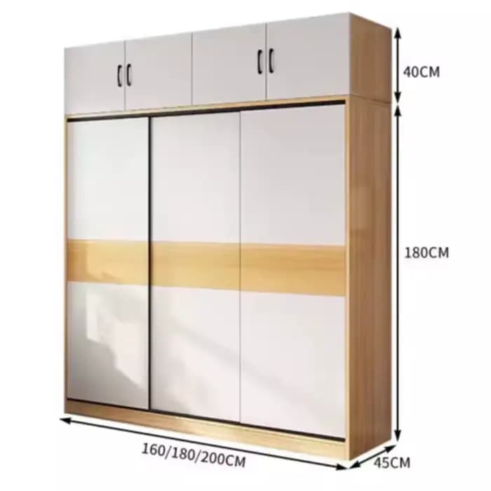 Armoires de rangement de luxe avec portes étagées