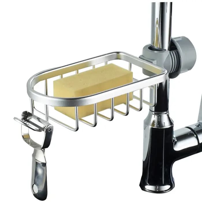 Étagère de panier en aluminium monocouche pour shampoing