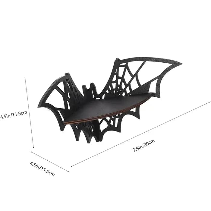 Étagères d'angle en bois pour chauve-souris
