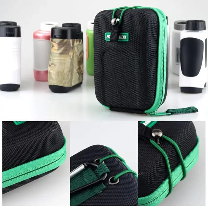 Sac de transport pour télémètre de golf, étui pour télémètre, sac en EVA avec mousqueton et clip de ceinture, boîte de rangement étanche pour télémètre