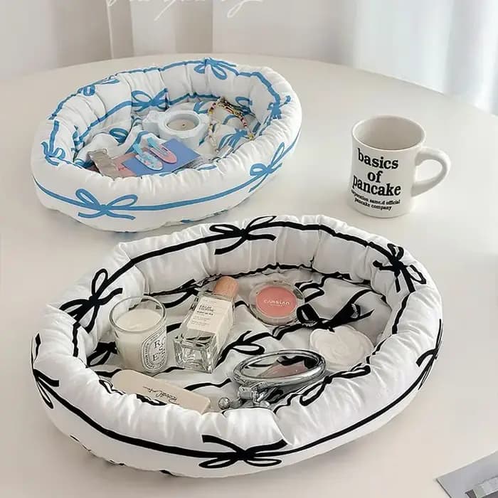 Panier de rangement à nœud coréen