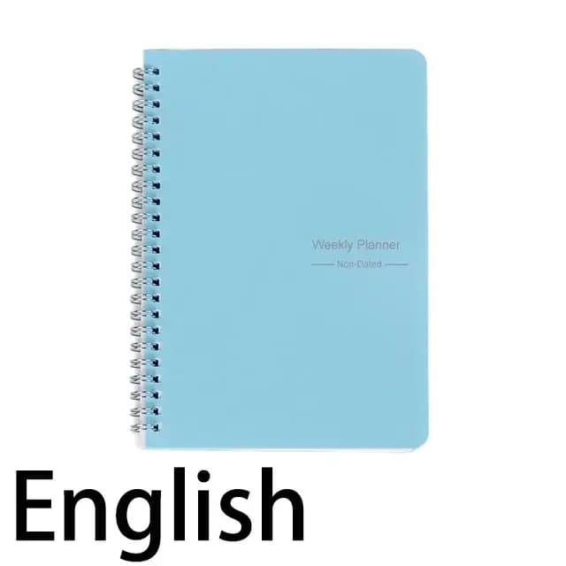 A5 Agenda planificateur anglais carnet