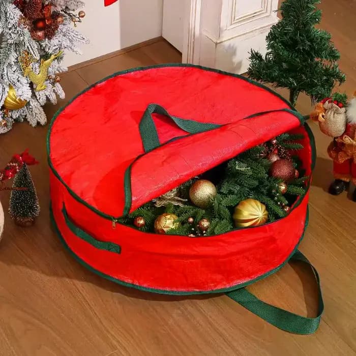 Sac de rangement de décorations de noël