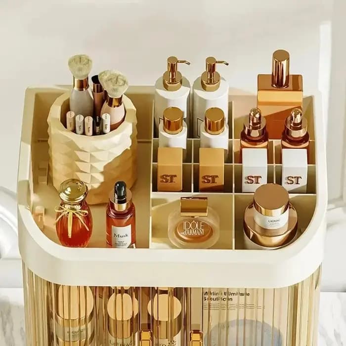 Boîte de rangement de maquillage de grande capacité
