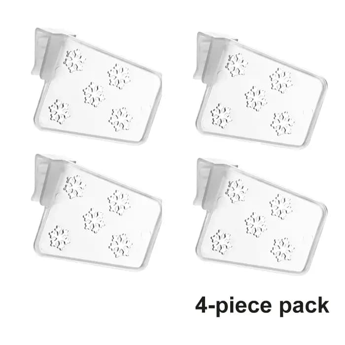 Mathiateur de réfrigérateur extensible en plastique, 4 pièces, clip de synchronisation d'étagère rég