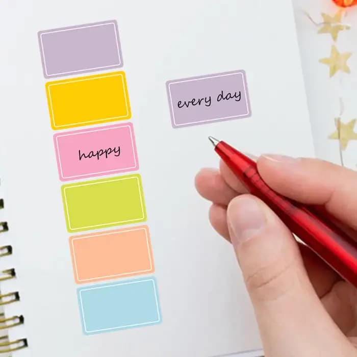 Étiquettes autocollantes colorées pour boîtes de déménagement