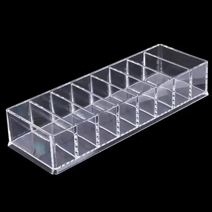 Boîte de rangement transparente à 8 compartiments, boîte de classification multifonctionnelle, outil