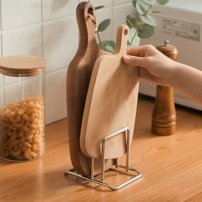 Support de planche à découper Portable en acier inoxydable