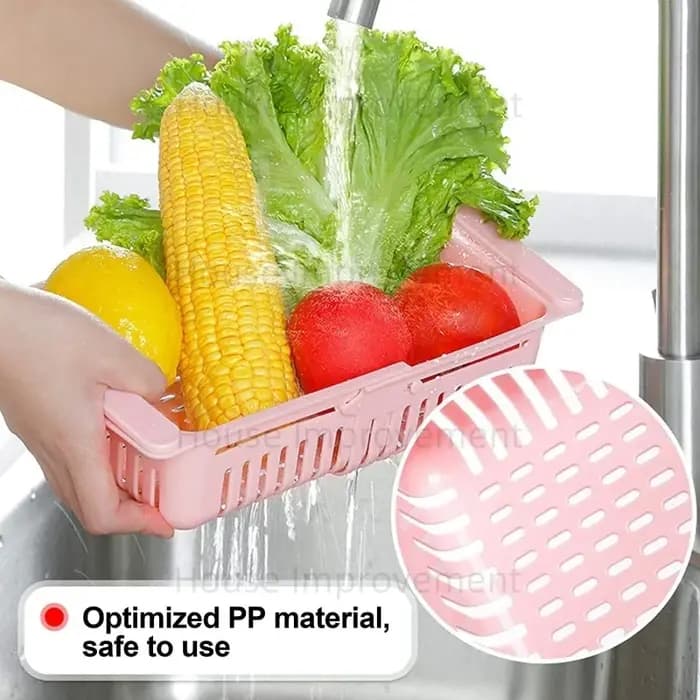 Étagère de réfrigérateur à plusieurs niveaux multifonctionnelle rétractable