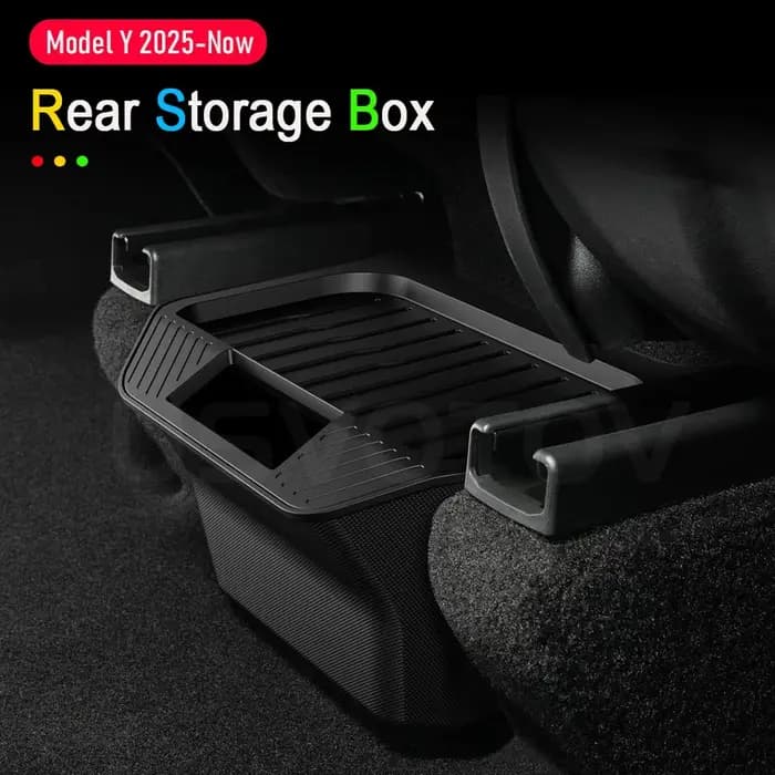 Boîte de rangement de siège arrière pour Tesla modèle Y Juniper 2025 2026