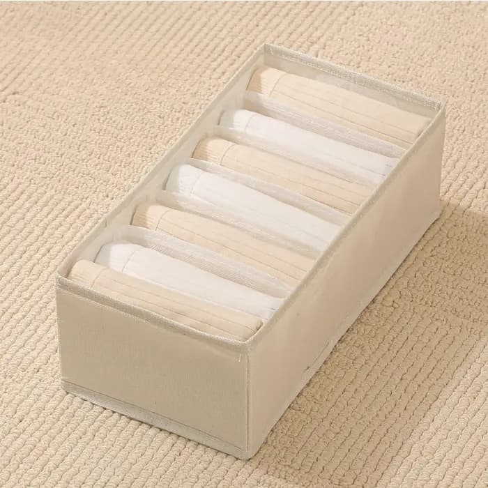Organisateur de rangement pliable en coton pour lingerie, type tiroir, pour ranger culottes, chausse