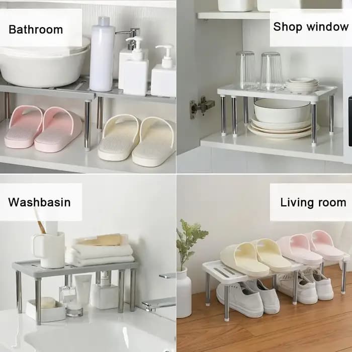 Étagère de cuisine T1 de rangement rétractable