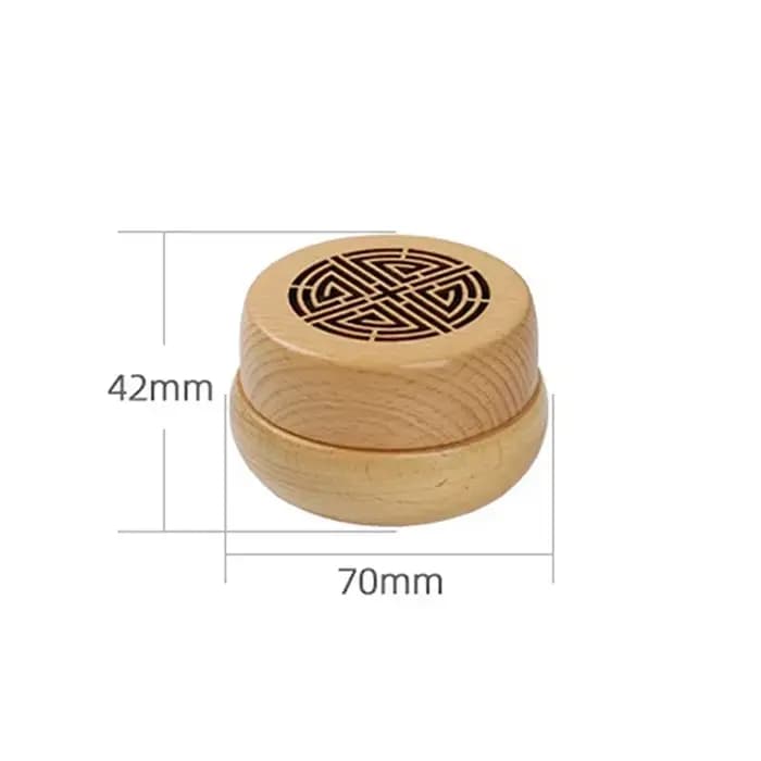 Boîte en bois de parfum Antique Portable sans parfum