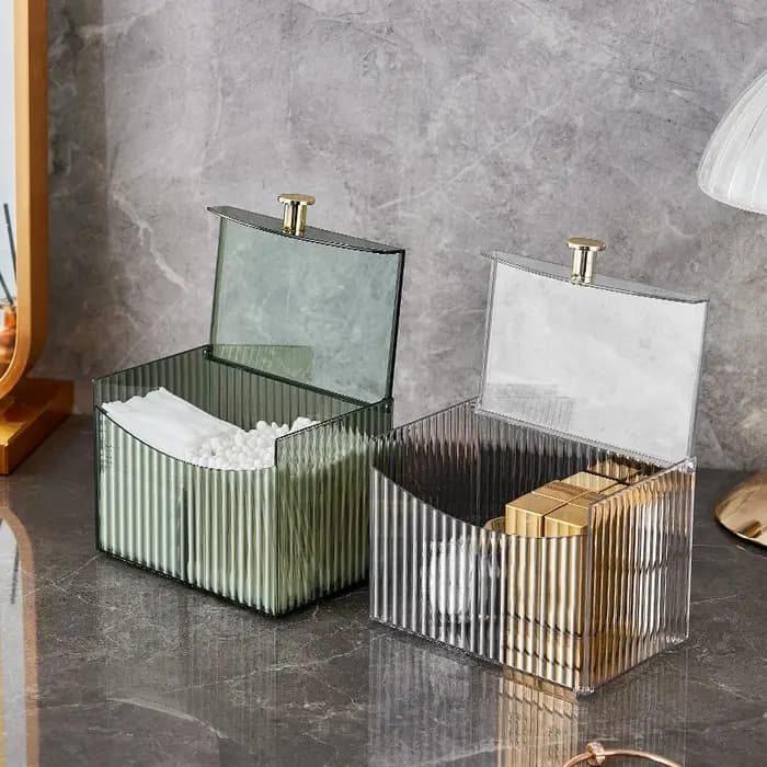 Boîte de rangement pour coton-tige
