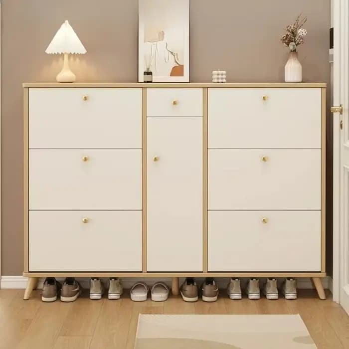 Meubles de rangement de style ferme, armoires à chaussures en bois, étagères de bureau d'extérieur, étagères à chaussures, meubles d'hôtel, meubles de salon