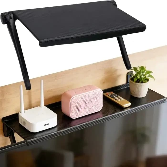 Support de rangement réglable pour routeur et décodeur TV