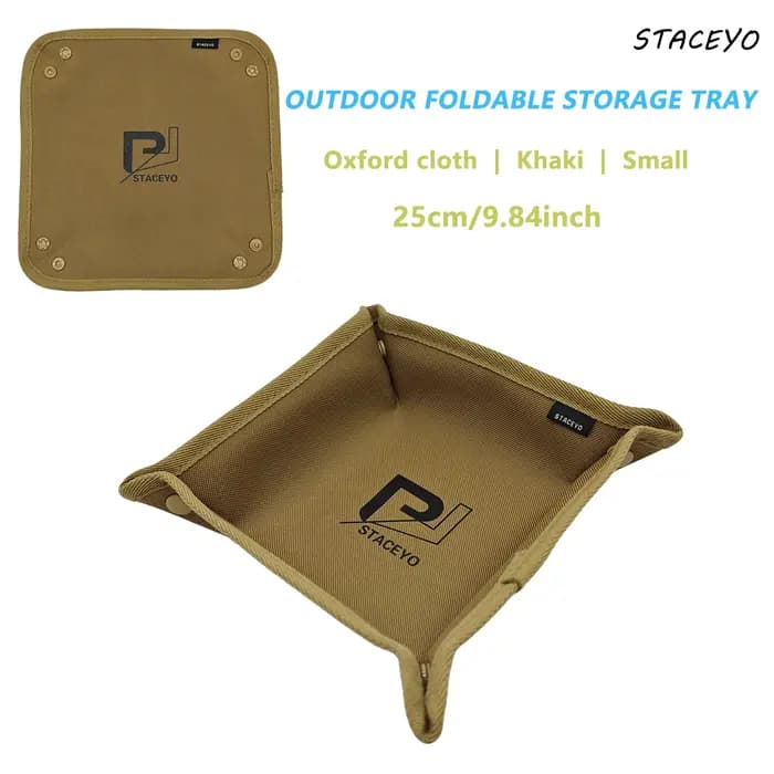 Plateau de rangement de bureau kaki 1 pièce