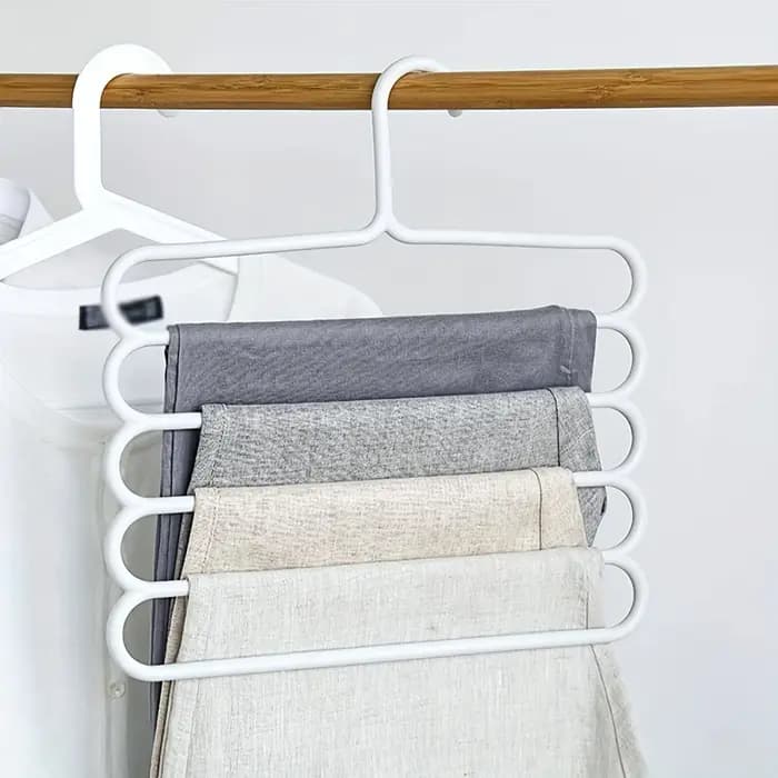 Porte-pantalons multi-niveaux - Conception peu encombrante
