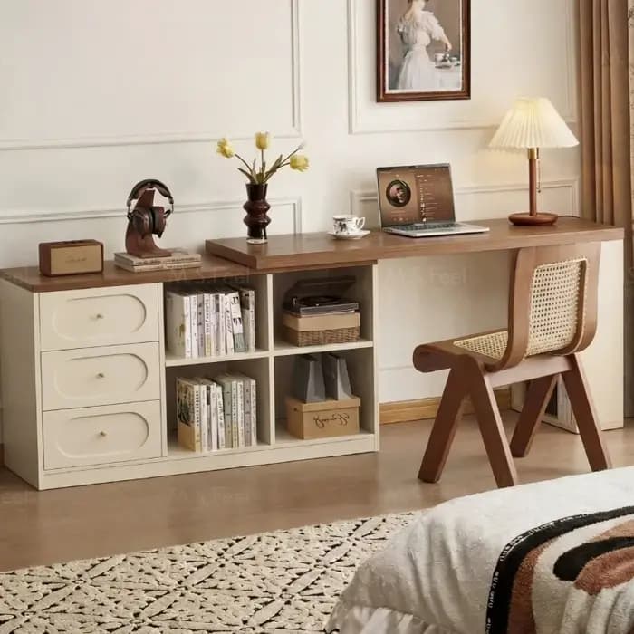 Coiffeuse d'angle en bois avec tiroirs pour chambre à coucher, meuble de rangement pour maquillage, mobilier domestique