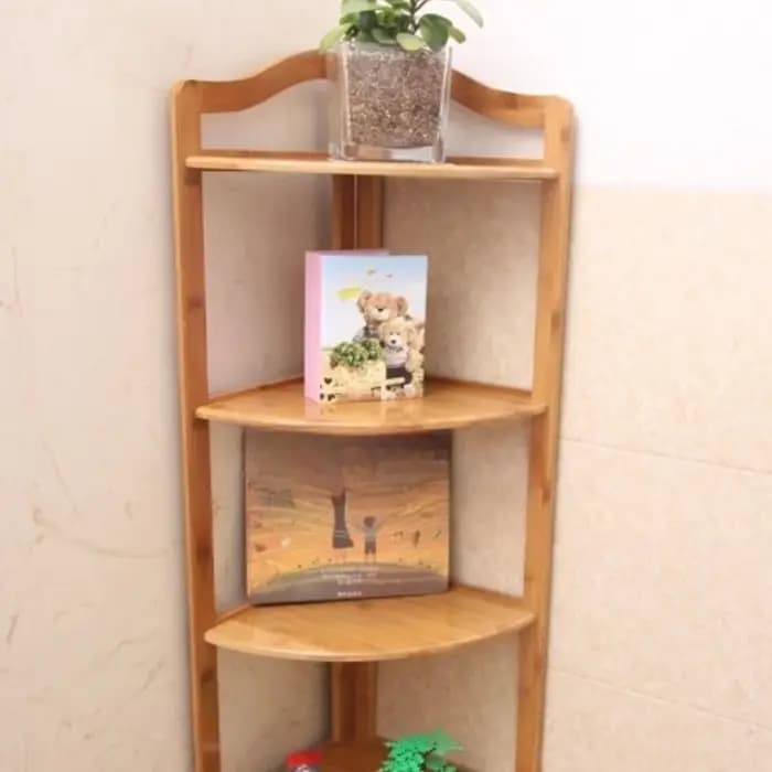 Étagère de rangement de cuisine en bambou robuste