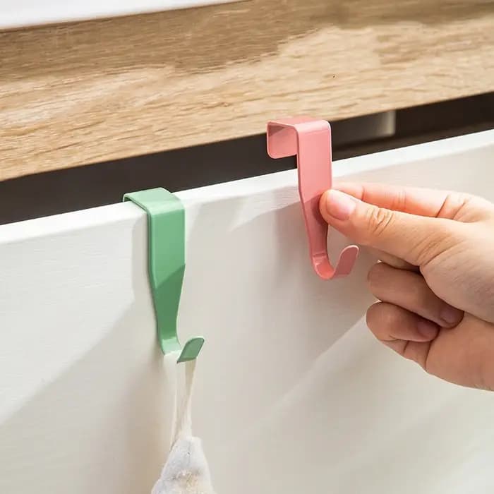 Crochet de porte d'armoire sans perçage