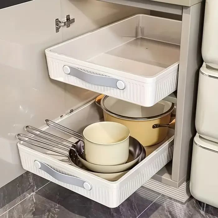 Boîtes de rangement à tiroirs pour armoires de cuisine