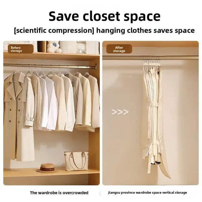 Housse de rangement anti-poussière pour vêtements