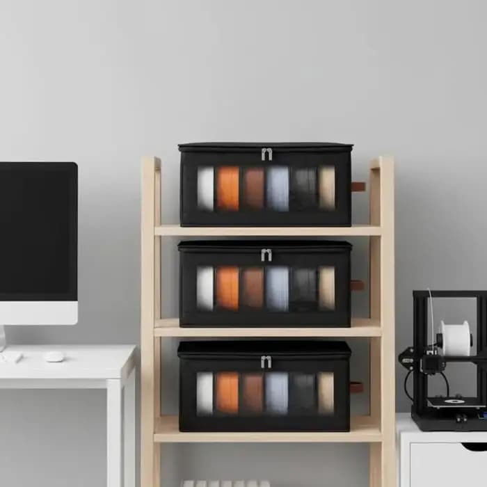 Boîte de rangement pour filament d'imprimante 3D, anti-poussière et anti-humidité, support de rangement pour filament, boîte de rangement sèche, accessoires d'impression 3D