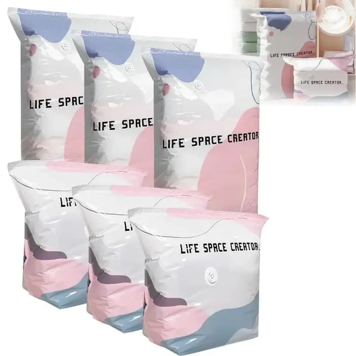 Sacs de compression sous vide Press & Seal en forme de cube