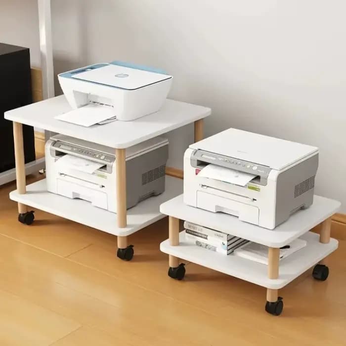 Organisateur de stockage roulant à plusieurs niveaux pour support de copieur de bureau