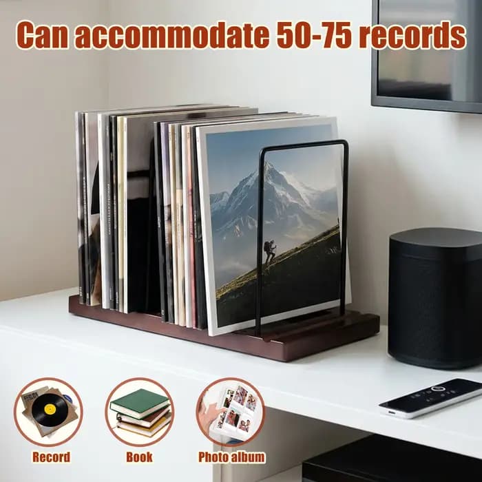 Support de rangement pour disques vinyles