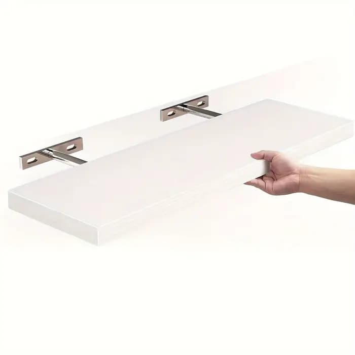 Étagère de rangement suspendue en bois