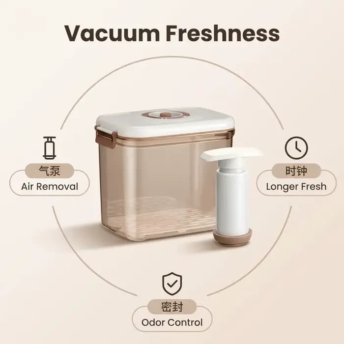Boîte de conservation sous vide 1 pièce/3 pièces