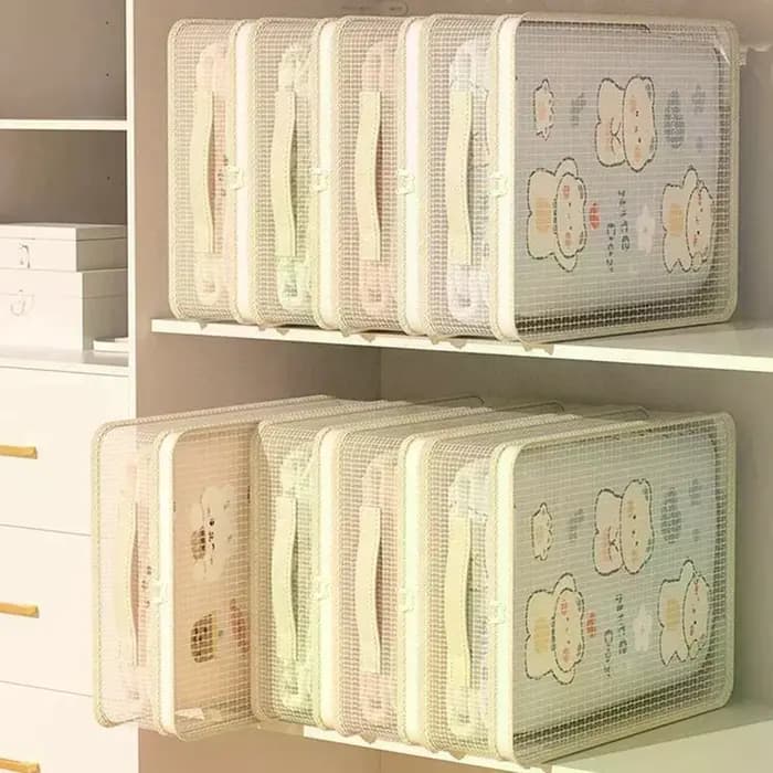 Ensemble de sacs de rangement quatre pièces pour draps de lit et housses de couette