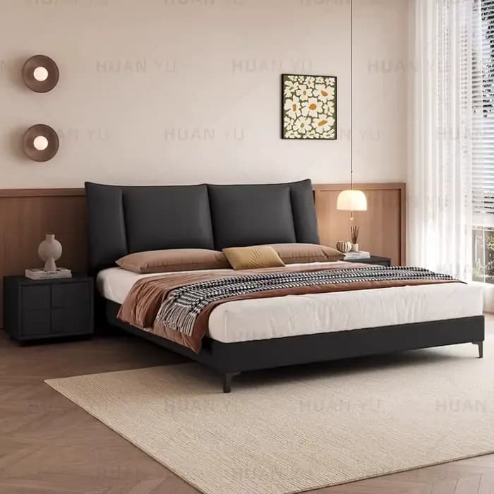 Support de jambe, rangement de lit esthétique