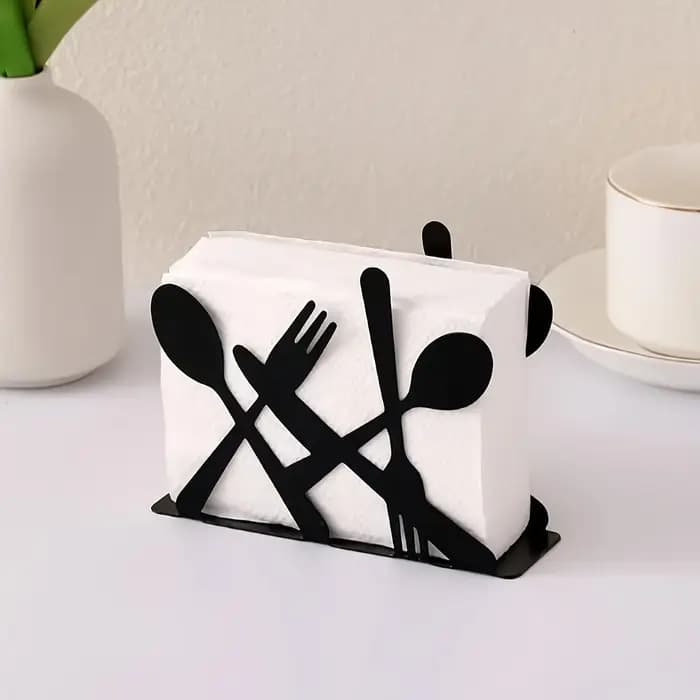 Distributeur de mouchoirs organisateur porte-serviettes pour comptoirs de cuisine