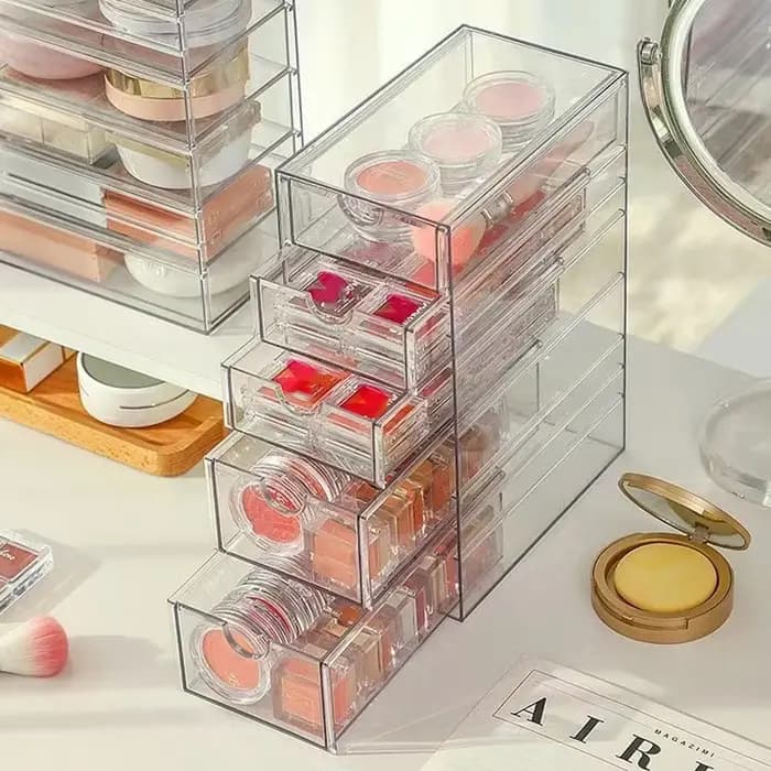 Boîte de rangement pour palette de fards à paupières en acrylique