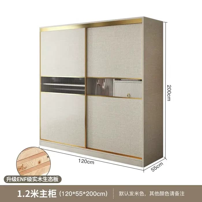 Armoire moderne de luxe en bois massif blanc, placard de rangement, Organization de la pièce, Ropero