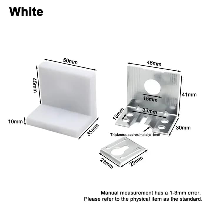 Supports muraux réglables pour armoires et placards