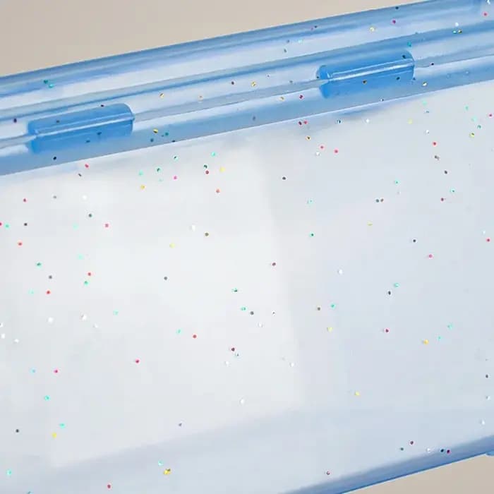 Boîte de rangement en plastique transparente pour cartes Photo